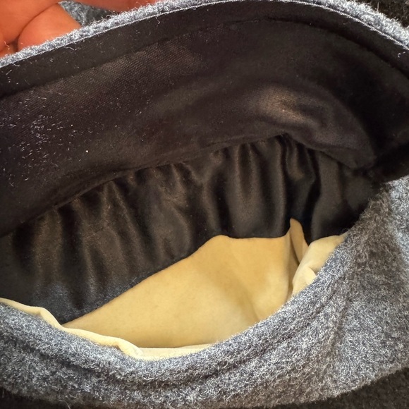 VTG Unisex Tiger Hall Wool Pea Overcoat - Picture 7 of 9